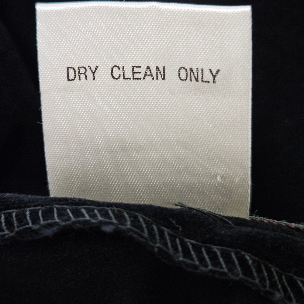 Bryn‎ Connelly Vintage Black Velvet Maxi Skirt High Waisted Pleated Lined Sz 6 - Picture 6 of 6